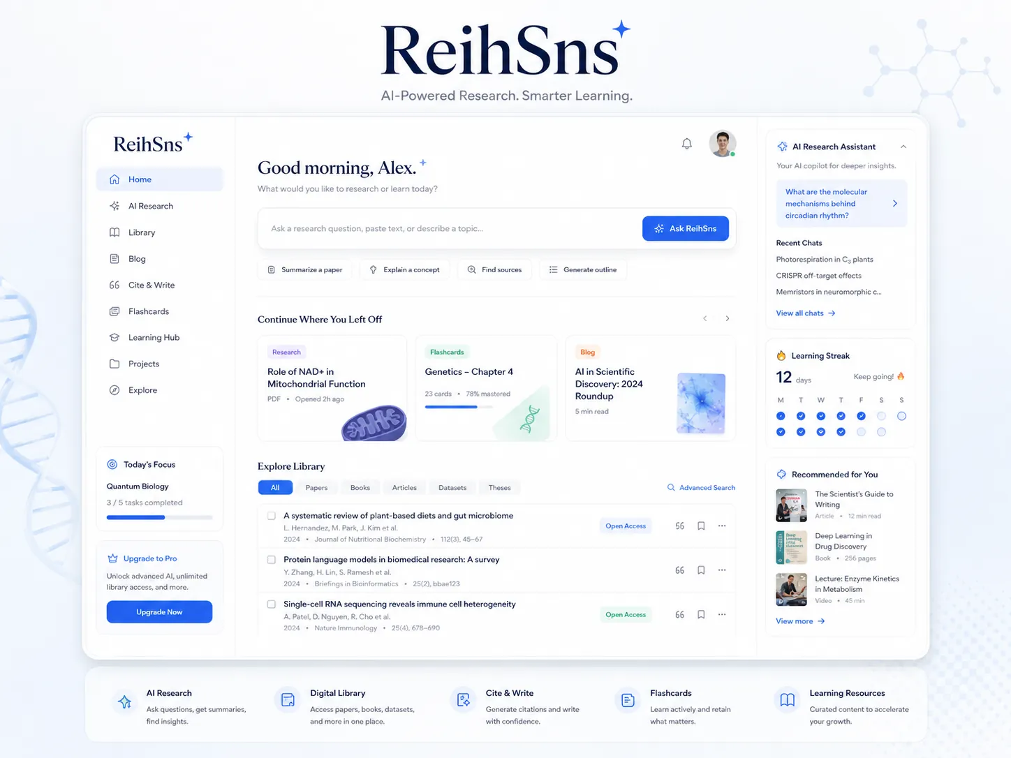 ReihSns Platform Preview